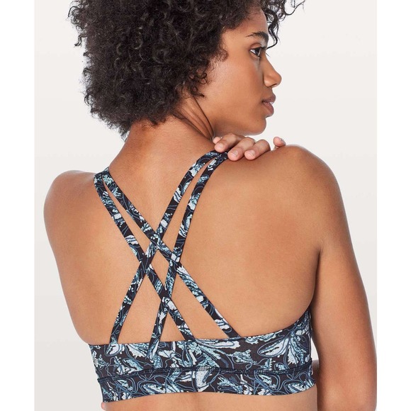 Lululemon Energy Bra Size 6 Embellished Multi - Picture 4 of 9